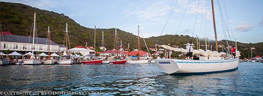 Exodus arrives in St.Barths to join her sisters - island sloops unite