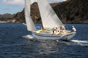 Ocean Nomad sailing at West Indies