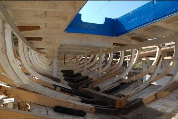 L’intérieur de Glacier pendant les travaux
