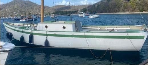 Margeta à quai à Carriacou