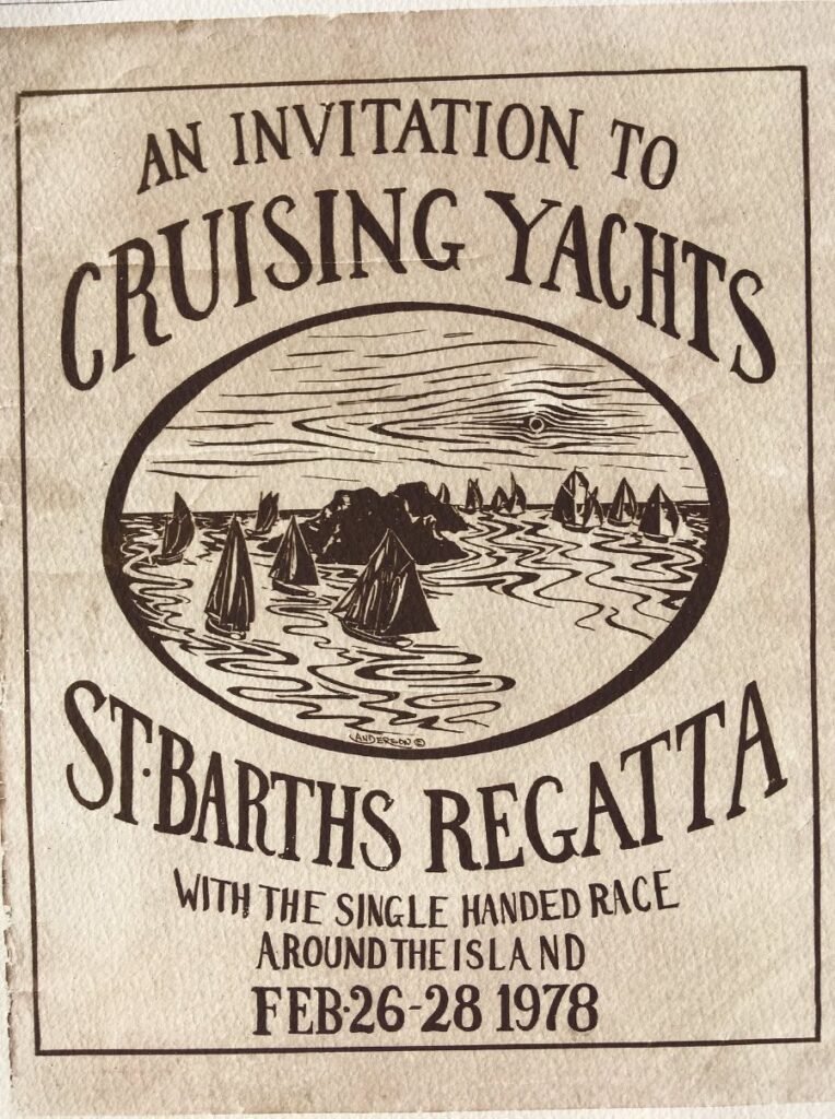 Affiche « An invitation to cruising yachts – St. Barths Regatta », 26-28 février 1978